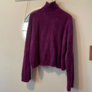 Zara Oversized Purple Sweater